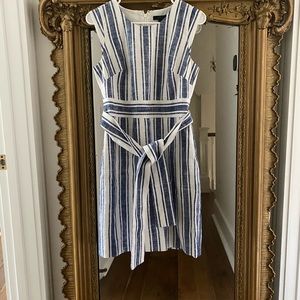 J.Crew Linen Striped Dress